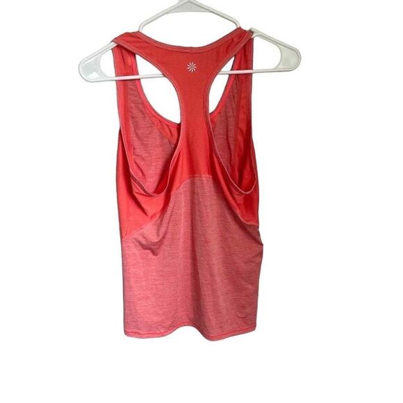 Athleta Coral‎ Orange Racerback Tank Top Size Small - Picture 2 of 7